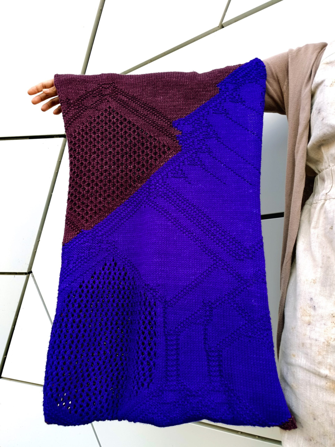 Event Horizon circle scarf: pattern overview